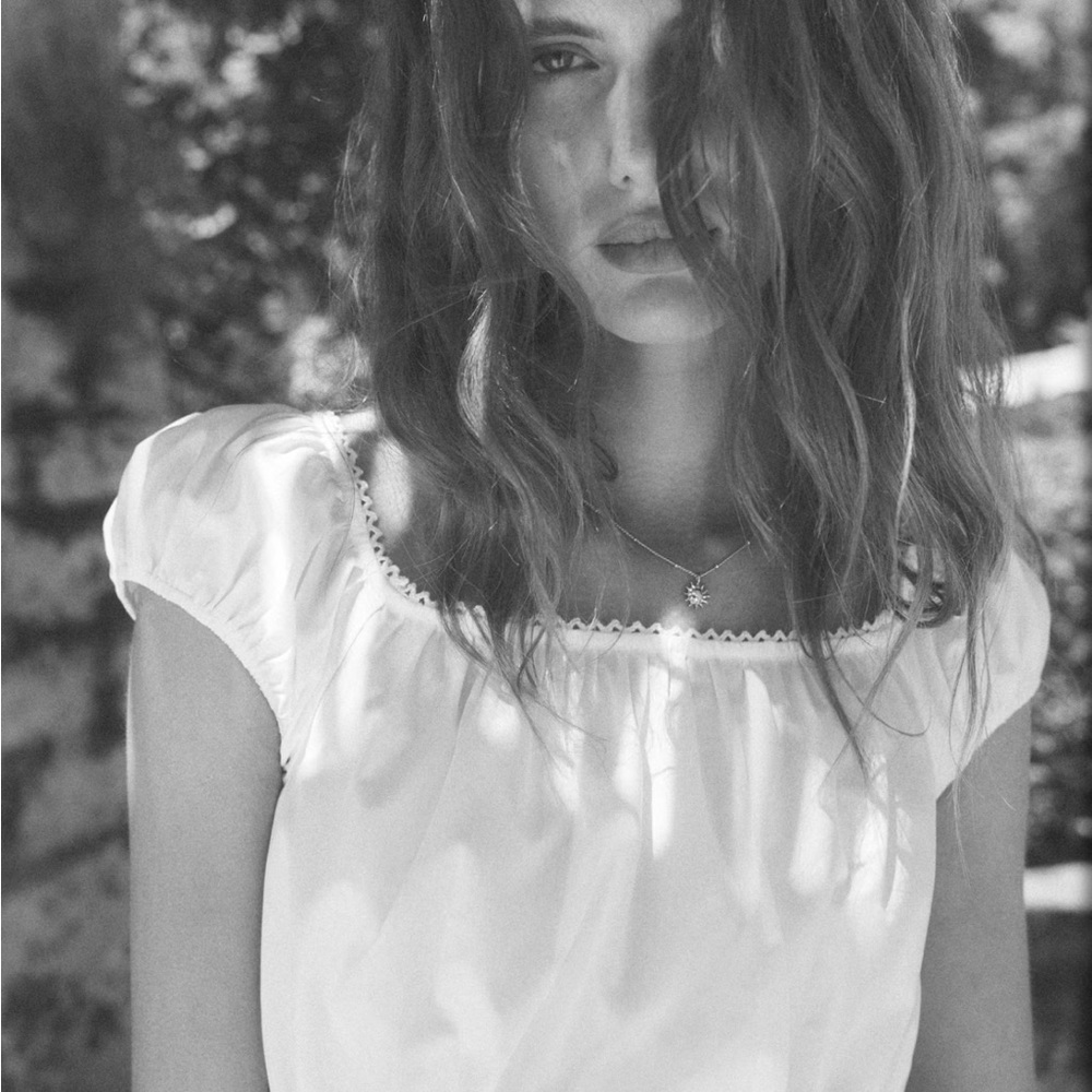 H&M White Blouse XXS NWT